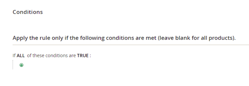 The conditions tab of the example rule #2 is empty